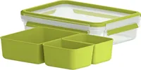 EMSA Clip & Go Snack rechteckig mit Einsätzen 1,2l