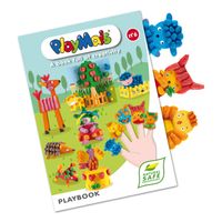 PlayMais 150522-1 CLASSIC Buch PLAYBOOK, DIN A4, 16 Karten & vorgestanzte Objekte, bunt