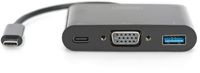 DIGITUS USB 3.1 Multiportadapter USB-A - VGA/USB-C