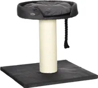 PawHut Stabiler Katzenbaum für große Katzen, XXL, Katzenkratzbaum mit Katzenbett, Kletterbaum, Kratzbaum mit Sisalsäule und Spielseil, Katzenmöbel, Spielbaum, Grau
