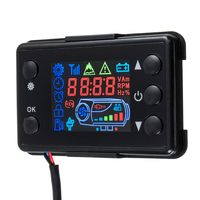 AUDEW LCD Monitor Schalter mit Auto Standheizung Luftheizung Fernbedienung 12V/24V