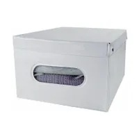 Składany pojemnik do przechowywania Compactor 50 x 40 x 25 cm, biały