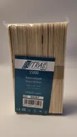 NITRAS Holzspatel aus Birkenholz, naturfarben, Abmessungen ca. 1,8 x 15 cm, unsteril, Beutel à 100 Stück | Packung (1 Stück)