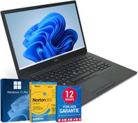 Dell Latitude 7490 14 Zoll Full HD Laptop Intel Core i5-7300U@ bis zu 3,5 GHz 8 GB 256 GB SSD mit Windows 11 Pro & GRATIS Antiviren-Software HDMI  (Generalüberholt)