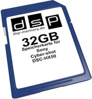 DSP Memory Z-4051557382398 32GB Speicherkarte für Sony Cyber-Shot DSC-HX50