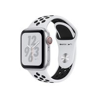 Apple Watch Series 4 LTE Nike+ 40mm Sportarmband Smartwatch weiß schwarz -