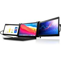 Lipa HDR-70 Dual Portable Monitor Full HD - Přenosný monitor - Přenosný monitor pro notebook - Externí monitor - Také pro Windows a MacOS