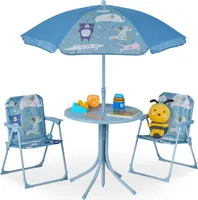 relaxdays Camping detské posedenie so slnečníkom