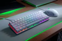 Razer Huntsman Mini Tastatur USB QWERTY US International Weiß (RZ03-03390400-R3M1)