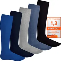 Footstar EVERYDAY! 5 PAAR Damen & Herren Kniestrümpfe - Jeans 39-42