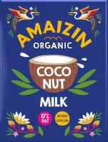 KOKOSOVÉ MLIEKO - KOKOSOVÝ NÁPOJ BEZ GUAROVEJ GUMY (17% TUKU)200 ml - AMAIZIN