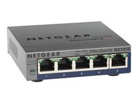 Netgear GS105E-200PES - Managed - L2/L3 - Gigabit Ethernet (10/100/1000) - Vollduplex