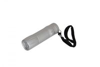 HQ TORCH-L-691, Hand flashlight, LED, R03, AAA, Silber, Aluminium