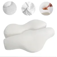 Sleep Nackenkissen, Schlaf Traktion Halswirbelsäule Kissen, weiche Memory-Foam-Kissen B