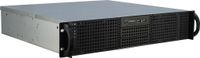 Inter-Tech 2U-20240 - Rack - Server - Ocel - Černá - ATX,Micro ATX,Mini-ATX - Pevný disk - Síť - Výkonný