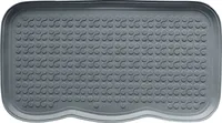 e-floor Duftende Schuhmatte 40x72 cm – 100% Gummi, flexibel, wasserdicht, pflegeleicht, rutschfest, schützt Böden vor Schmutz - Grau