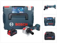 Bosch GWX 18V-7 Professional Akku Winkelschleifer 18 V 125 mm Brushless X-LOCK + 1x ProCORE Akku 5,5 Ah + L-Boxx - ohne Ladegerät