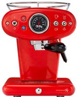 Illy X1 Anniversary Espresso & Coffee RED Espressomaschine, Illy Iperespresso Kapseln, Edelstahlgehäuse, Milchaufschäumer