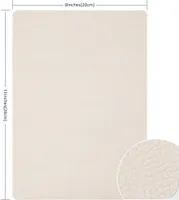 INF Samolepiace opravné záplaty Litchi textúra na pohovku 3 obliečky 20x28 cm Béžová