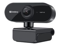 Sandberg Webcam, USB WebCam Flex 1080p HD
