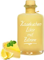 Käsekuchen Likör mit Zitrone 0,5L Saulecker! Lemon Cheesecake Liqueur 16% Vol. Käsekuchenlikör Cremelikör Geschenk