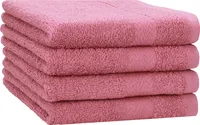 Betz 4 Stück Handtücher 50x100 cm PREMIUM  100% Baumwolle  Farbe: altrosa