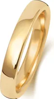 Schwerer 9 Karat (375) Gold 3mm Soft Court Form Herren/Damen - Trauring/Ehering/Hochzeitsring, 68 (21.6); TRS189609KYRSY