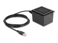 DELOCK USB Barcodescanner 1D und 2D kabelgebunden