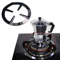 Haltbarer Stahl Moka Pot Coffee Maker -Stützregal Kochring für Gasherd