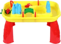 Ogi Mogi Toys Sandspielzeug, Outdoor Spielzeug mit vielen Zubehör, robust Wassertisch für Kinder im Kita, Kindergarten, Kinderspielzeug ab 3 Jahre, bunt
