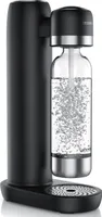 Arendo Wassersprudler, Soda Maker, inkl. 1L PET-Flasche, BPA-frei, fein dosierbar, kompatibel mit 60l CO2-Zylindern, SodaStream Easy/Cool, PET/ABS, schwarz