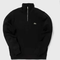 Lacoste Pullover Sweatshirt mit Stehkragen und Reißverschluss