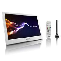 Lenco TFT-1028WH - Tragbarer LCD-TV 10" DVB-T2 und HDMI - Weiß