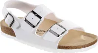 Birkenstock Milano Weiß Birko-Flor Größe: 35 Schmal