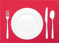 Sovie HORECA Tischset Rot aus Linclass® Airlaid 40 x 30 cm, 100 Stück