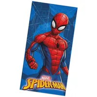 Spiderman Badetuch 70x140 cm, 100 % Baumwolle, Marvel's Kinder Bade-/Strandtuch