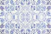 Platzdeckchen Tischsets Tischunterlage Platzsets Tischdeko Geometrische Muster Blumen 45 x 30 cm