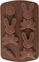 Orion Backform Silikonbackform zum Backen von OSTERHASEN