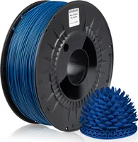 MIDORI® 3D Drucker 1,75mm PLA Filament 1kg Spule Rolle Premium Blau Metallic