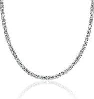 Sterlingsilber Königskette für Herren von JEWLX, 3,0 mm