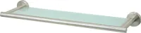 Wand-Glaskonsole Edelstahl 54 cm