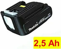 Original Makita Akku 14,4 V  Li  BL1415  Neubestückt mit 2.5 Ah