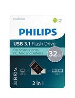 Philips 2 in 1 OTG          32GB USB 3.1 + USB C Midnight Black