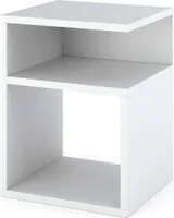 STIV Möbel | Moderne Weiße Nachttisch 30CM Schlafzimmermöbel