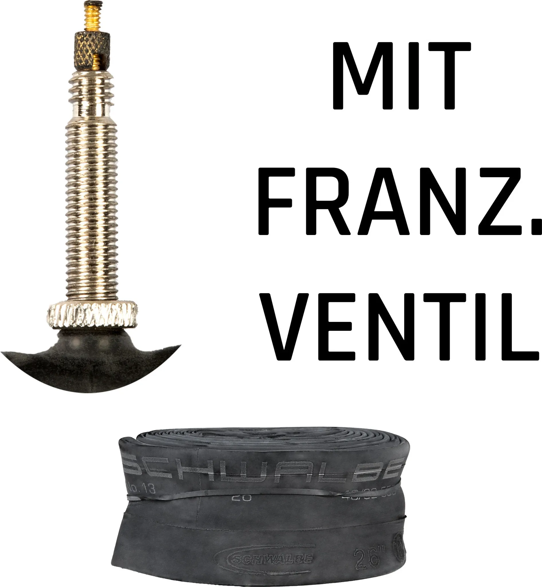 Schwalbe Fahrradschlauch 2er Set – Für 26, 27,5, 28 & 29 Zoll Reifen – Wähle AV, DV Oder SV Ventil