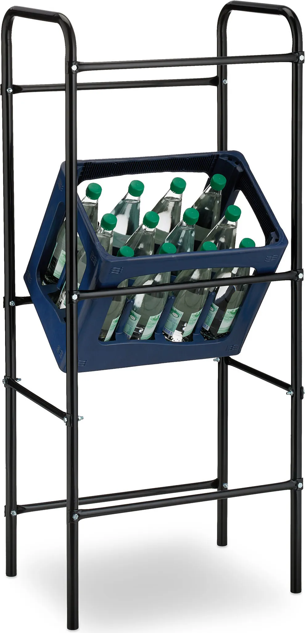 DanDiBo Portacasse per bevande 4 casse con ripiano Scaffale