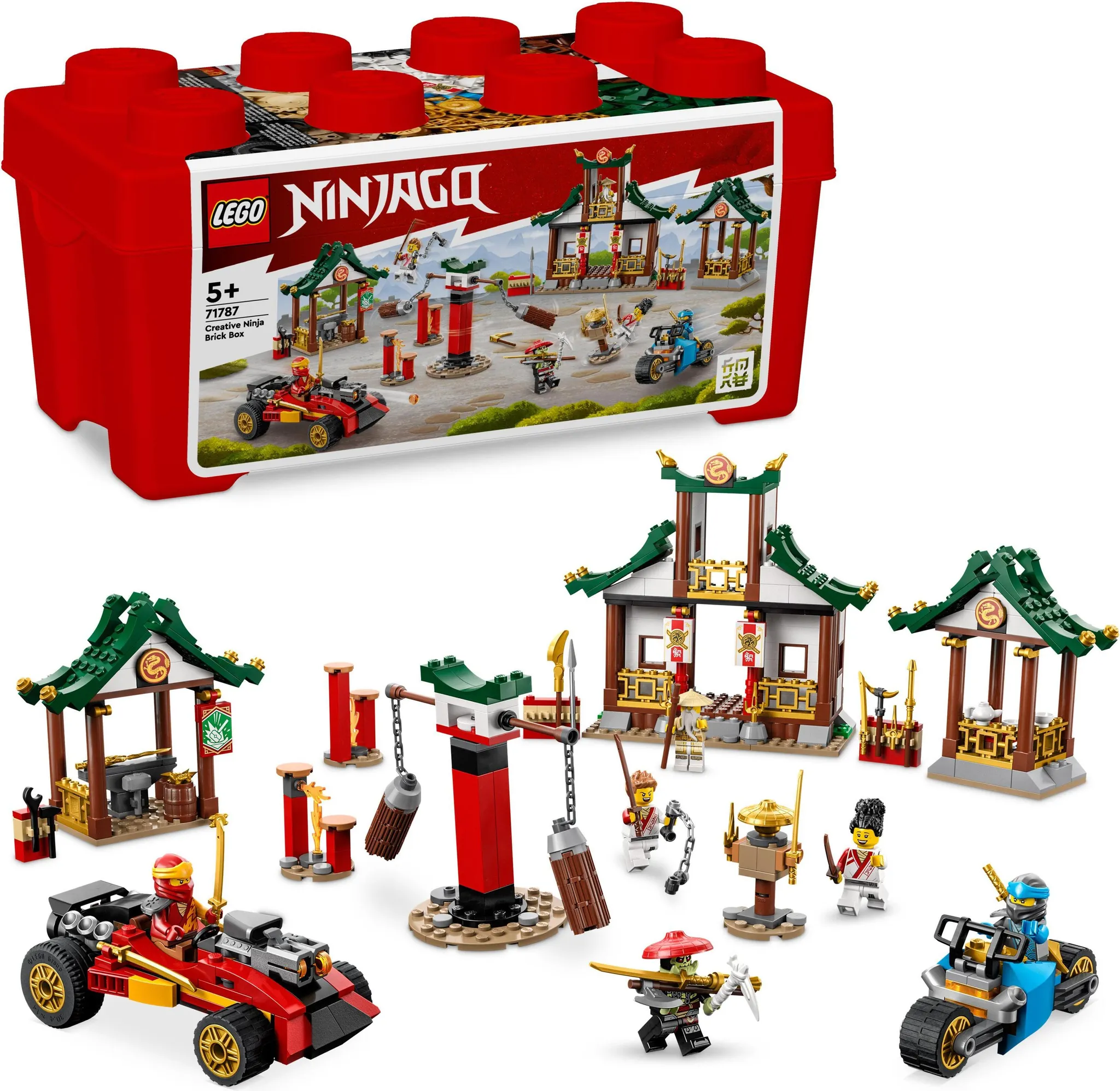 LEGO 71787 NINJAGO Kreative Ninja Steinebox, Spielzeug