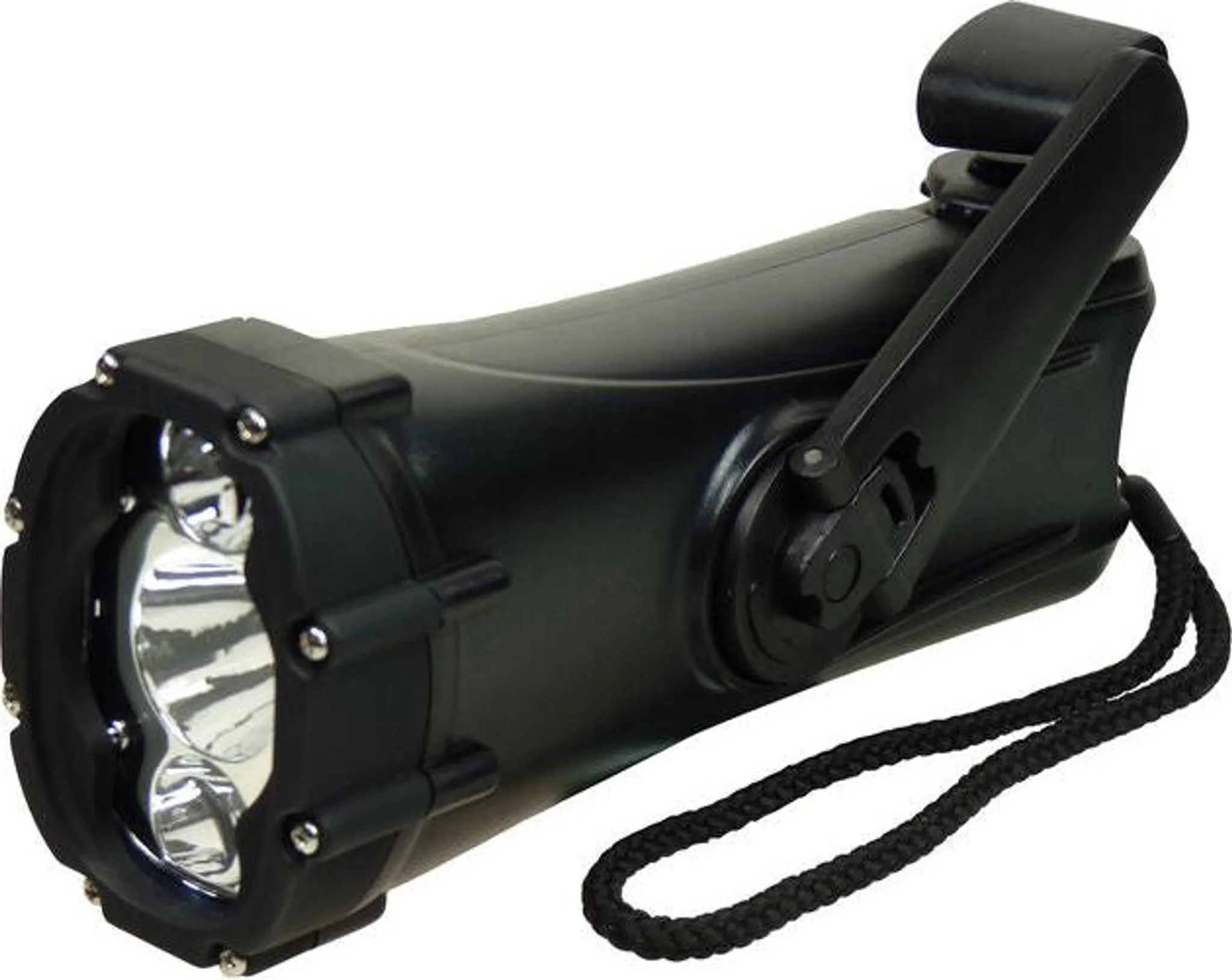 Torche Avec LED Mécanisme Dynamo - Lampe De Poche Sans Pile Couleur