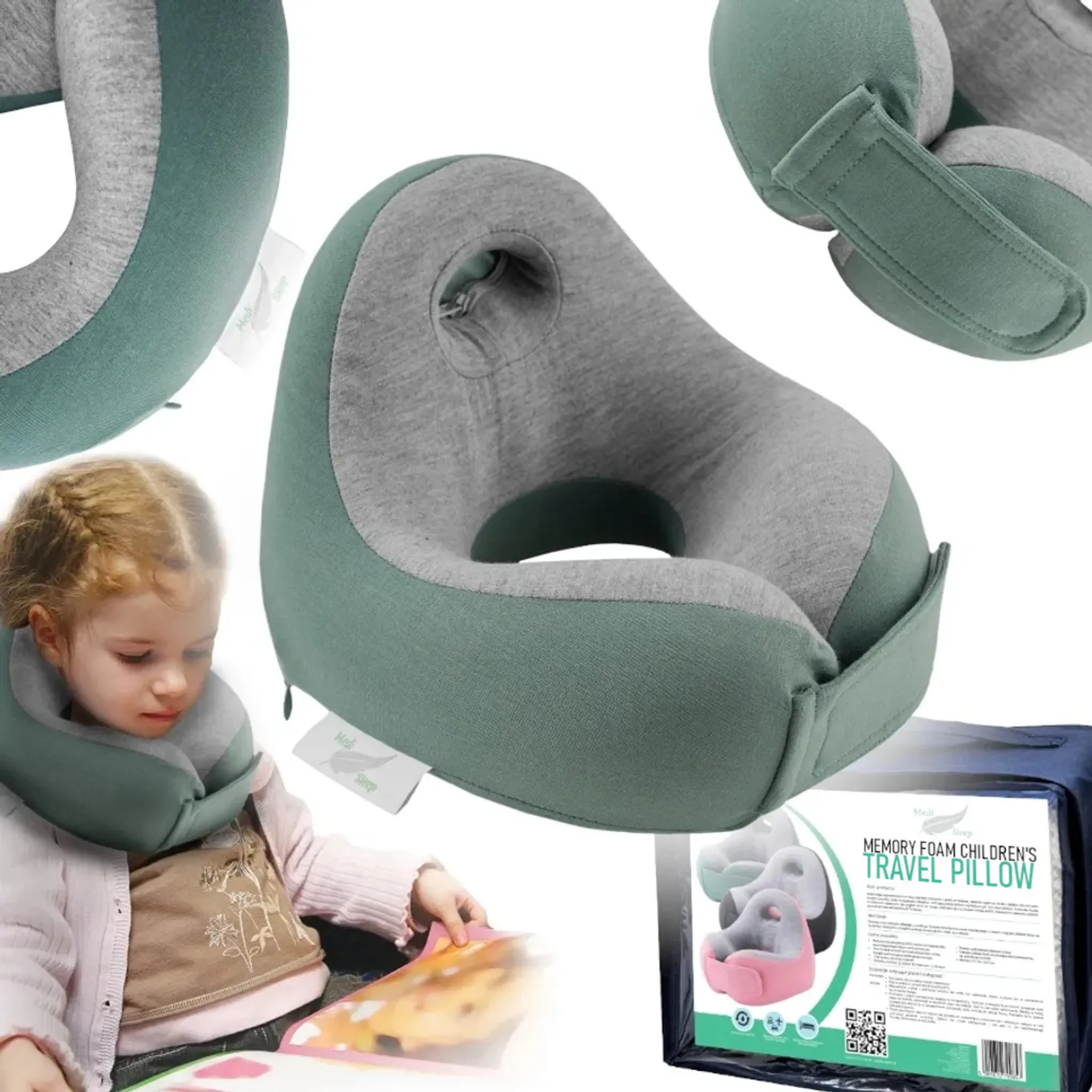 Nackenrolle Memory Schaum 43cm - Orthopädisches Kissen Für Rücken & Nacken