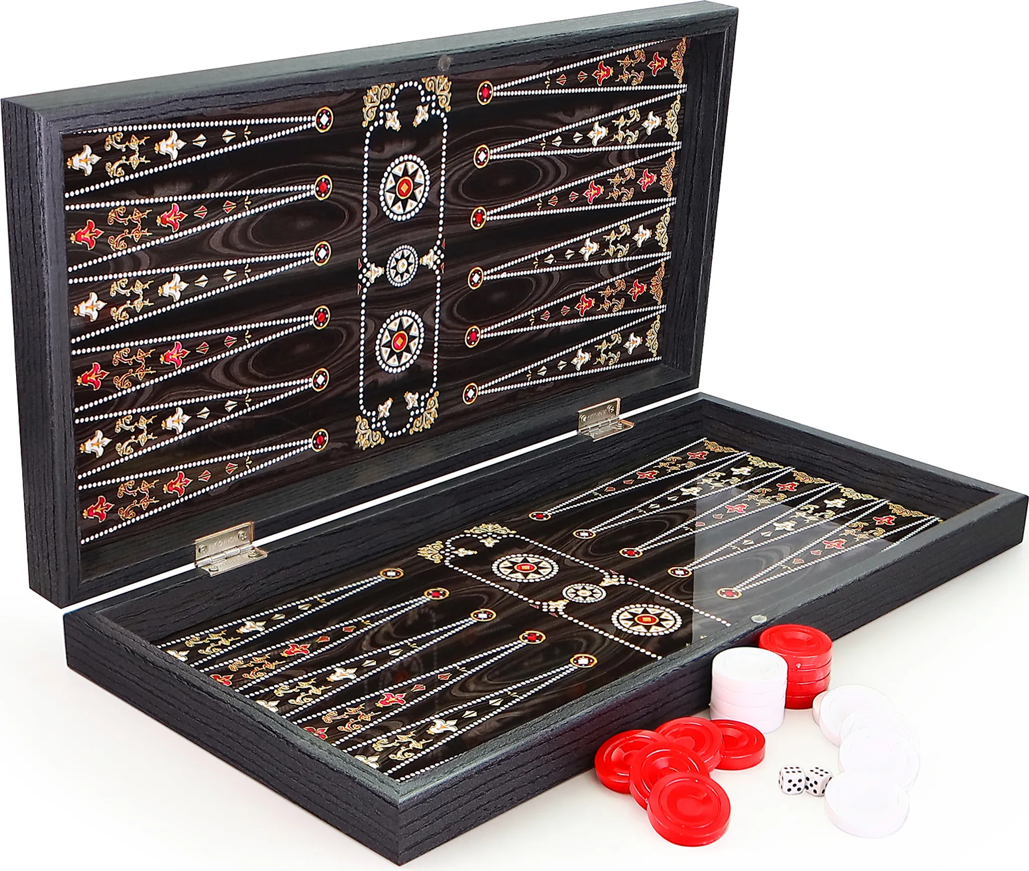Backgammon Tavla XXL Con Mapa Antiguo – Edición 1975, Tapete Gigante De 50x60 Cm, Cierre Magnético Y Fichas Incluidas